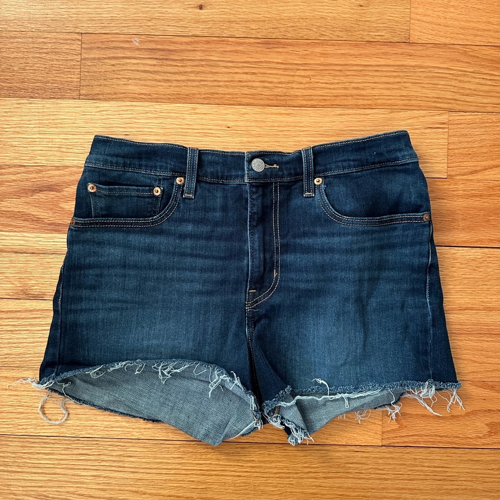 Levi’s Women’s 501 Original Shorts - Dark Wash